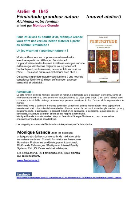 Présentation ateliers jeux (pdf) - Le Souffle d'Or