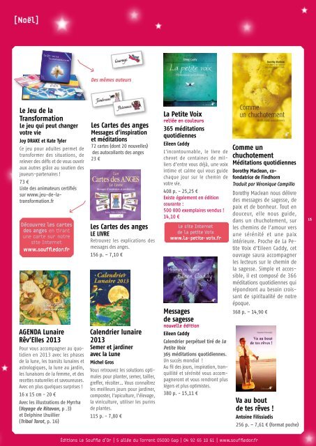 Catalogue Hiver 2012.pdf - Le Souffle d'Or