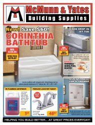 CORINTHIA BATHTUB - McMunn and Yates Do-It Center