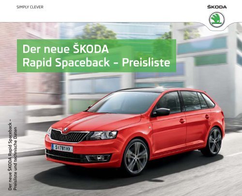 Der neue ŠKODA Rapid Spaceback – Preisliste - über den Rapid ...