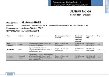 session tic-01 - Enit