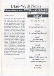 Blau-Weiß News - TTC Blau-Weiß Krefeld 1933 eV