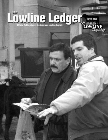 Spring 05 Ledger - American Lowline Registry