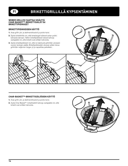 charcoal grill owner's guide guide d'utilisation du barbecue ... - Weber