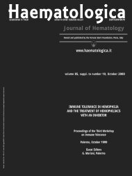 Haematologica 2000;85:supplement to no. 10 - Supplements ...