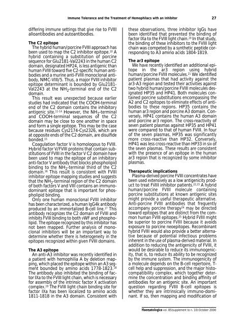 Haematologica 2000;85:supplement to no. 10 - Supplements ...