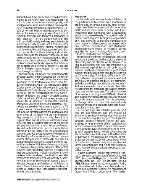 Haematologica 2000;85:supplement to no. 10 - Supplements ...