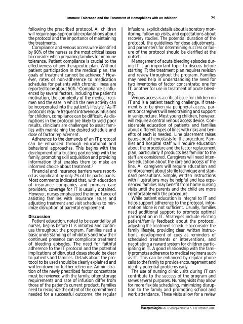 Haematologica 2000;85:supplement to no. 10 - Supplements ...