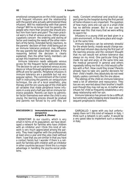 Haematologica 2000;85:supplement to no. 10 - Supplements ...