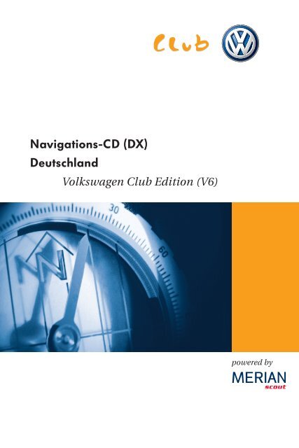 Navigations-CD (DX) Deutschland - Volkswagen Zubehör