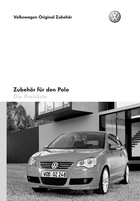 Zubehör für den Polo Die Preisliste - Volkswagen Zubehör