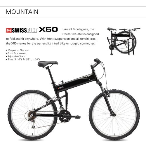 MONTAGUE® - Montague folding bikes