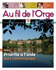 Priorité à l'aide aux communes EnjEux - Sivoa