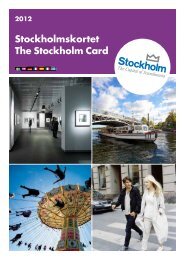 Stockholmskortet The Stockholm Card