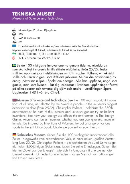 Stockholmskortet The Stockholm Card