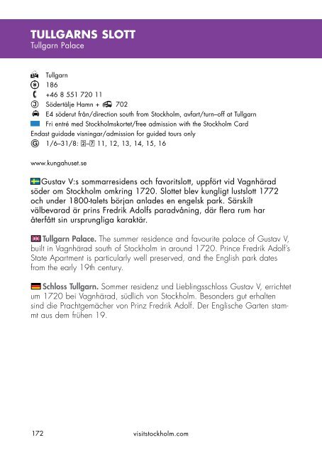 Stockholmskortet The Stockholm Card