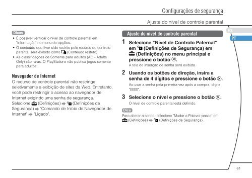 Referencia rÃƒÂ¡pida ReferÃƒÂªncia rÃƒÂ¡pida - PlayStation