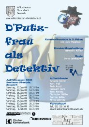 D'Putz- frau als Detektiv  - Volkstheater Chrebsbach