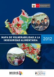 mapa de vulnerabilidad a la inseguridad alimentaria - Ministerio de ...