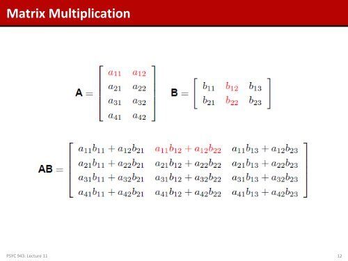 Mean Vectors and Covariance Matrices