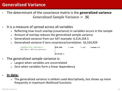 Mean Vectors and Covariance Matrices