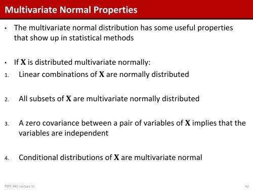 Mean Vectors and Covariance Matrices