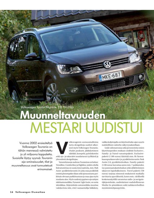 Etumatkaa 3.2010.indd - Volkswagen