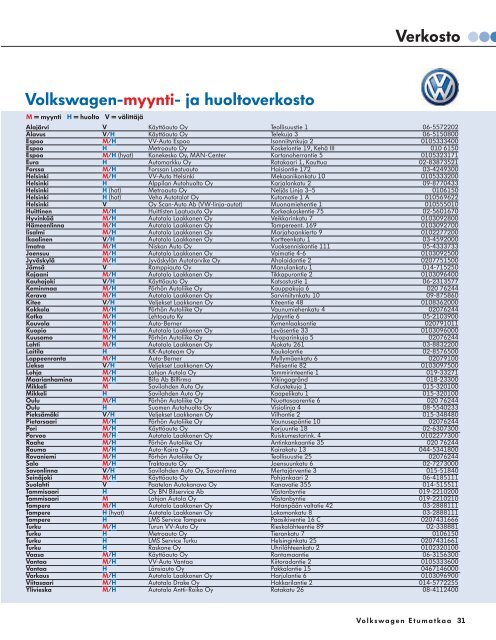 Etumatkaa 3.2010.indd - Volkswagen