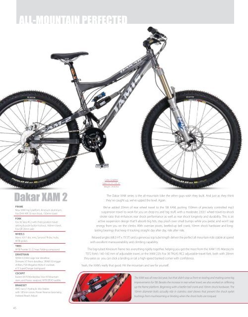 2008 BIKE CATALOG - Jamis Bicycles