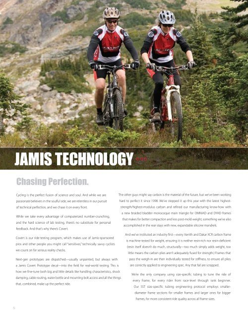 2008 BIKE CATALOG - Jamis Bicycles