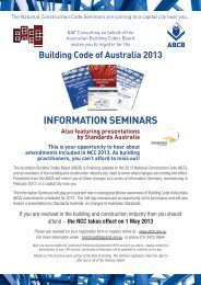 (BCA) Seminar Registration Form - Building Commission