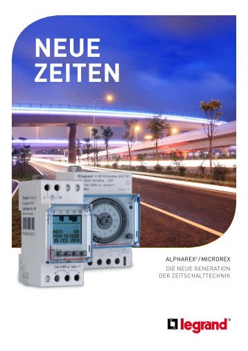 zum Folder Alpharex³ - Legrand - Legrand Austria GmbH