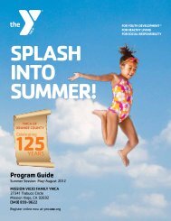 splash into summer! - YMCA of Orange County