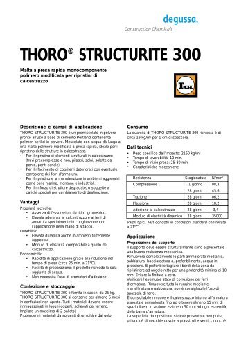 THOROÂ® STRUCTURITE 300 - Dekint.it