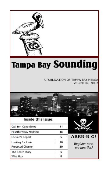 March 2007 eSounding - Tampa Bay Mensa