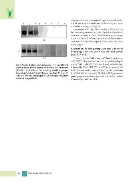 Central Rice Research Institute Annual report...2011-12