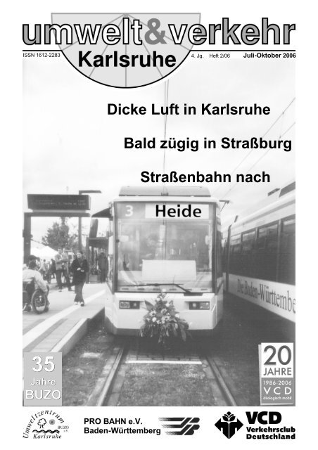 Dicke Luft in Karlsruhe Bald zügig in Straßburg ... - Heiko Jacobs