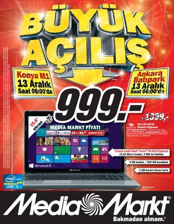 Bakmadan almam. - Media Markt