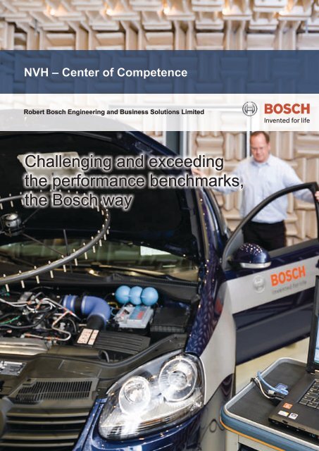 Nvh Brochure Pdf 1 16 Mb Robert Bosch Engineering And