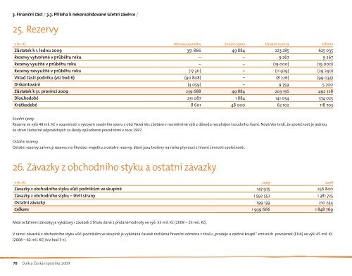 VÃ½roÄnÃ­ zprÃ¡va 2009 - Dalkia ÄeskÃ¡ republika, a.s.