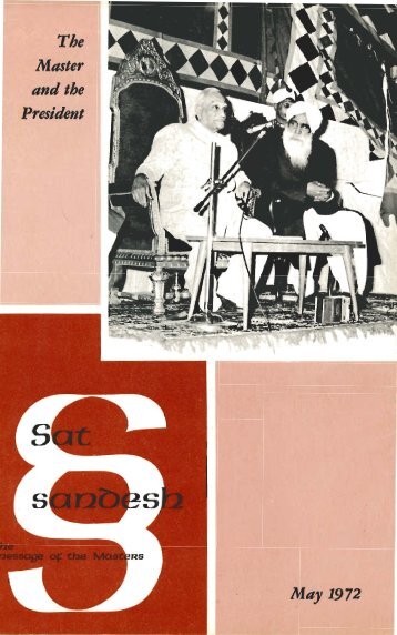 May 1972 - KIRPAL SINGH: His Mission, Teachings