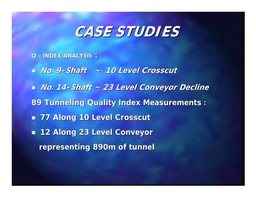 Q-System Presentation - Bushveld Conference - Nov - Geohart ...