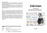Claerchen April 2005 - Clara-Schumann-Realschule