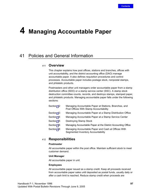 Handbook F-1 - Post Office Accounting Procedures ... - APWU