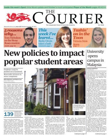 7th November (Issue 1237) - The Courier