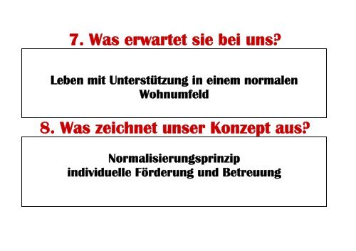 Steckbrief "Wohngemeinschaften"