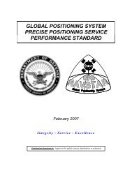 Precise Positioning Service Performance Standard - GPS.gov