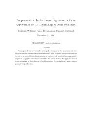 Nonparametric Factor Score Regression with an Application to the ...
