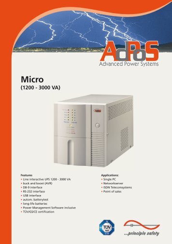 Micro (1200 - 3000 VA)