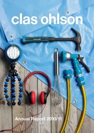 Annual Report 2010/11 - Clas Ohlson